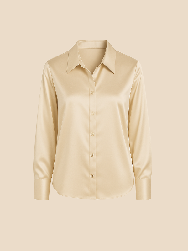 Ava Damen Bluse | Eleganter Schnitt, Langarm aus Hochwertigem Stoff 7