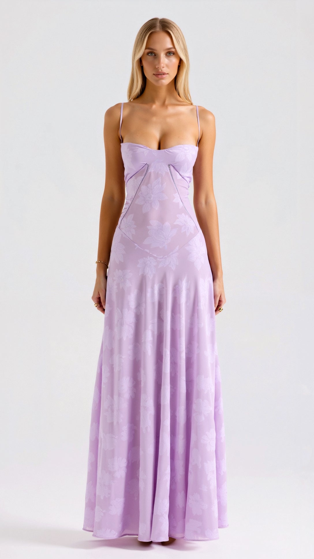 Ava Damen Langes Abendkleid | Rückenfreies Design, Elegant für Hochzeiten 6