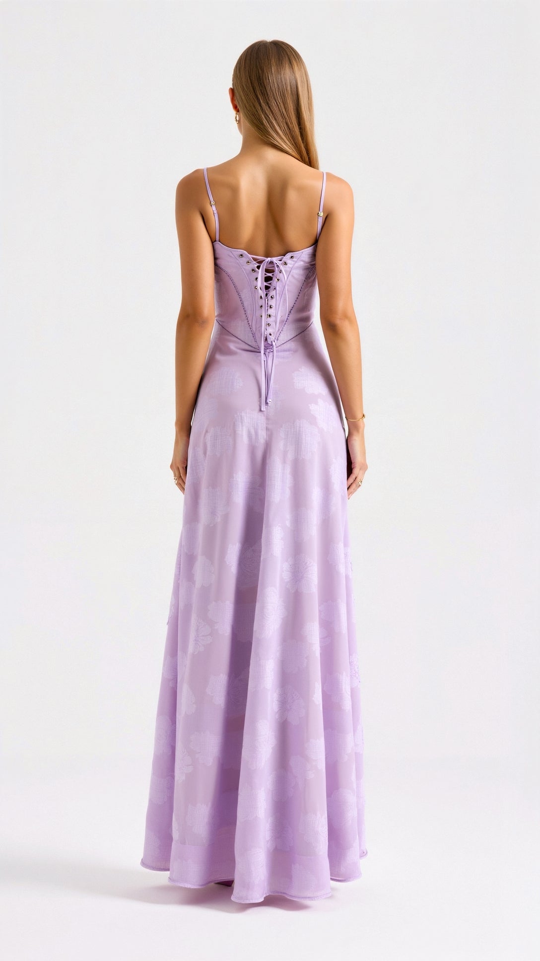 Ava Damen Langes Abendkleid | Rückenfreies Design, Elegant für Hochzeiten 7