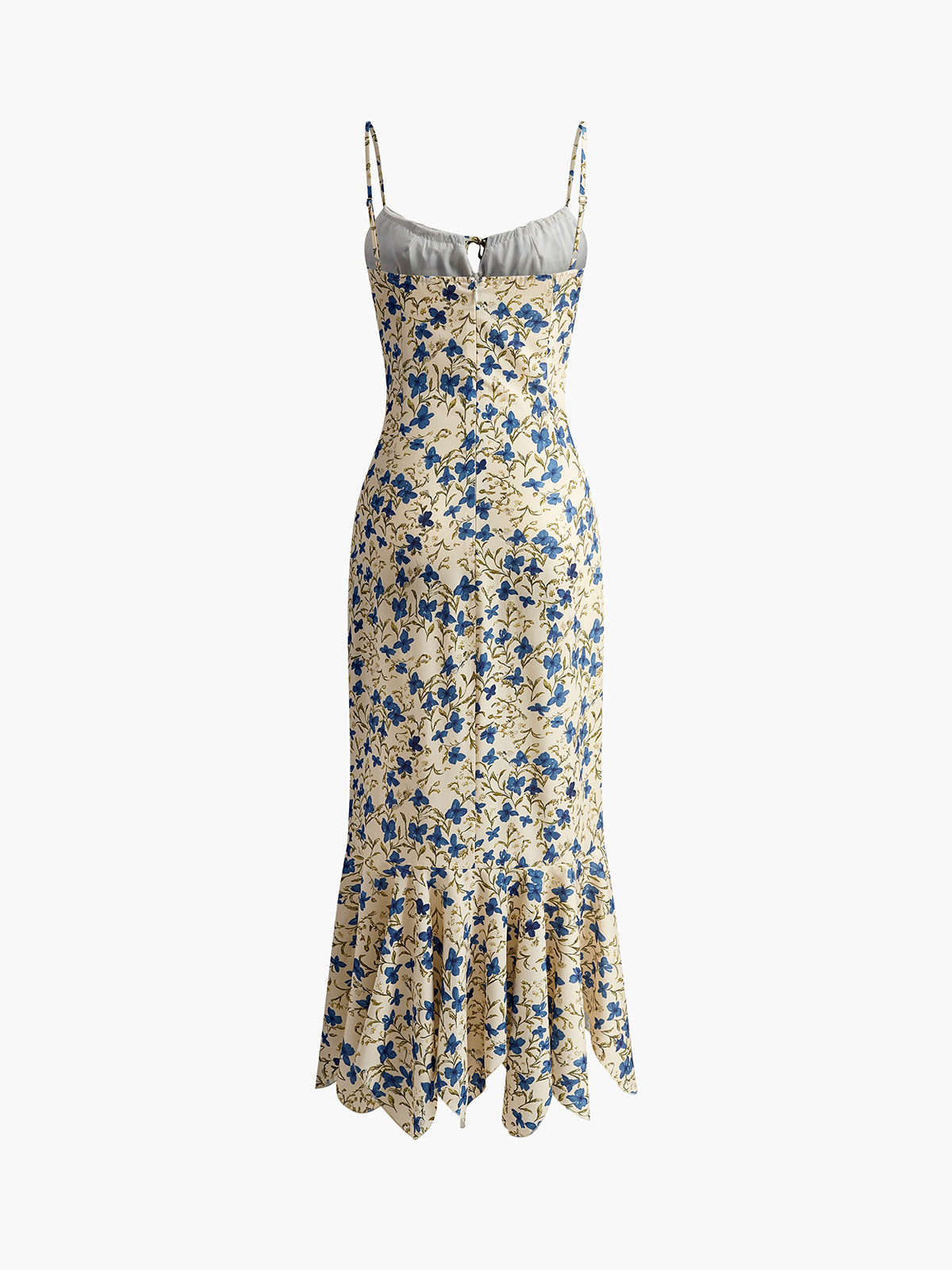 Ava Damen Maxikleid | Floral Print mit Binderdetail 6