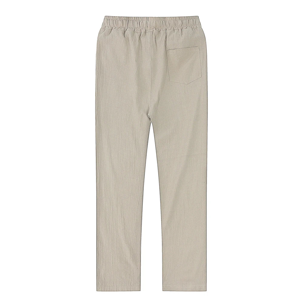 Bari Herren Leinenhose | Atmungsaktive Baumwolle, Lässig 4