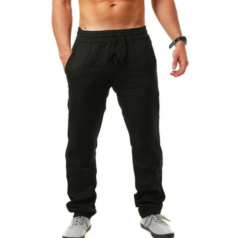 Bari Herren Leinenhose | Atmungsaktive Baumwolle, Lässig 9