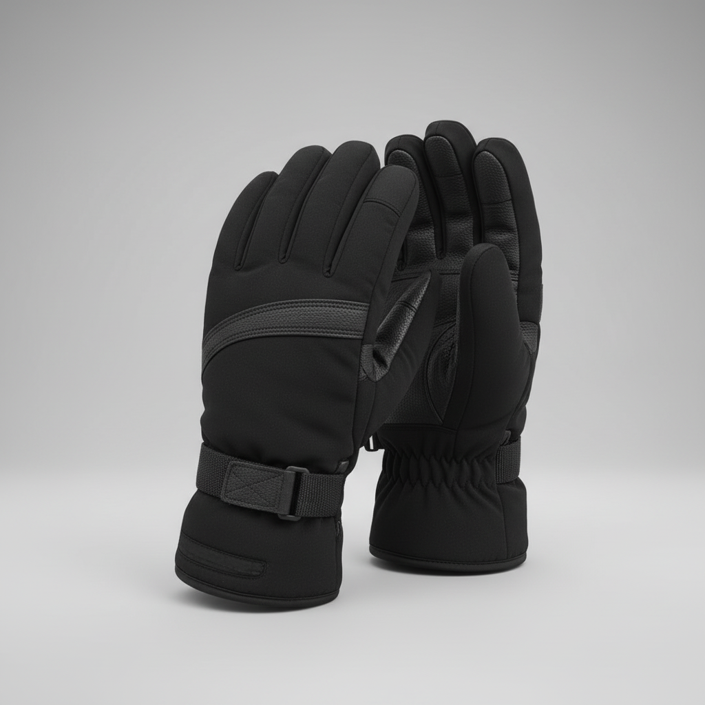 Rolf Schwarz Beheizte Wasserdichte Winterhandschuhe Unisex | Drei Heizstufen Touchscreen-kompatibel Ski Freizeit