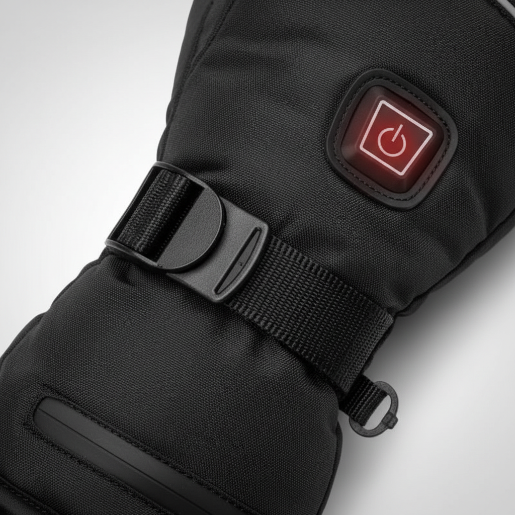 Rolf Schwarz Beheizte Wasserdichte Winterhandschuhe Unisex | Drei Heizstufen Touchscreen-kompatibel Ski Freizeit