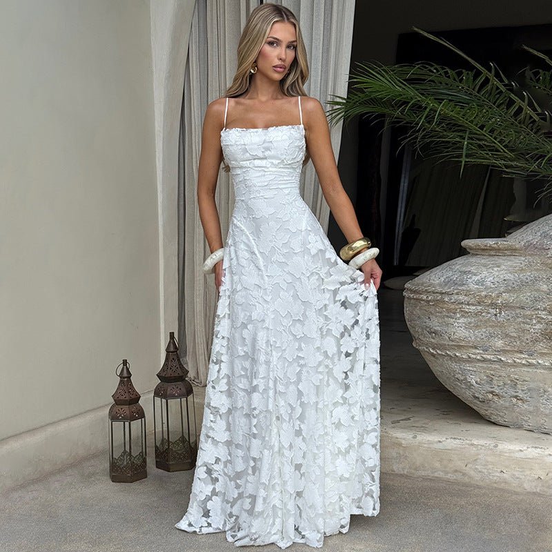 Bella Damen Abendkleid | Florales Design, Figurbetont 1