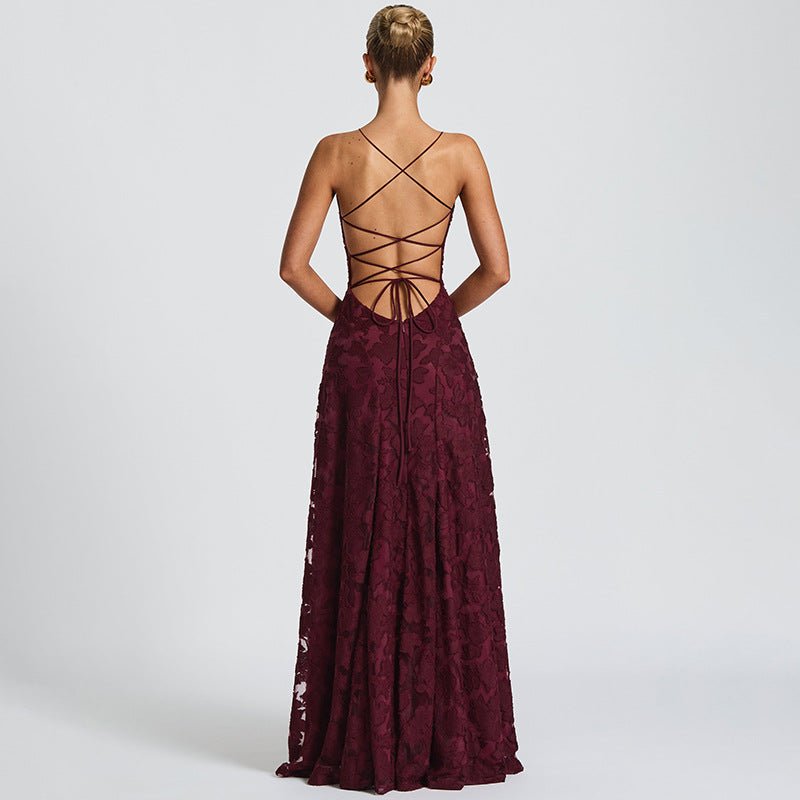 Bella Damen Abendkleid | Florales Design, Figurbetont 2