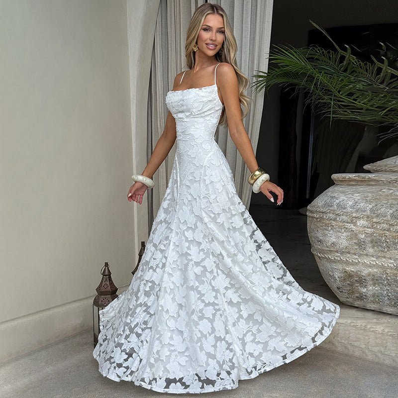 Bella Damen Abendkleid | Florales Design, Figurbetont 3