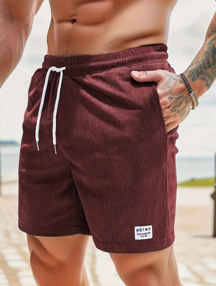 Cori Herren Shorts | Bequemer Cordstoff, Atmungsaktiv und Lässig