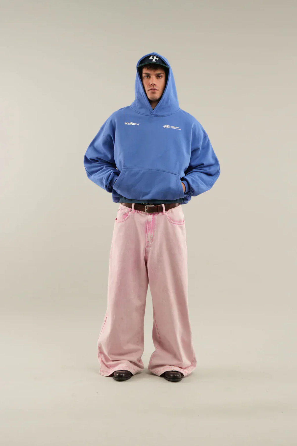 Elisabeth Rosa Oversized Kapuzenpullover mit Kapuze Unisex | Casual Streetwear Baumwollmix - XS/S/M/L/XL