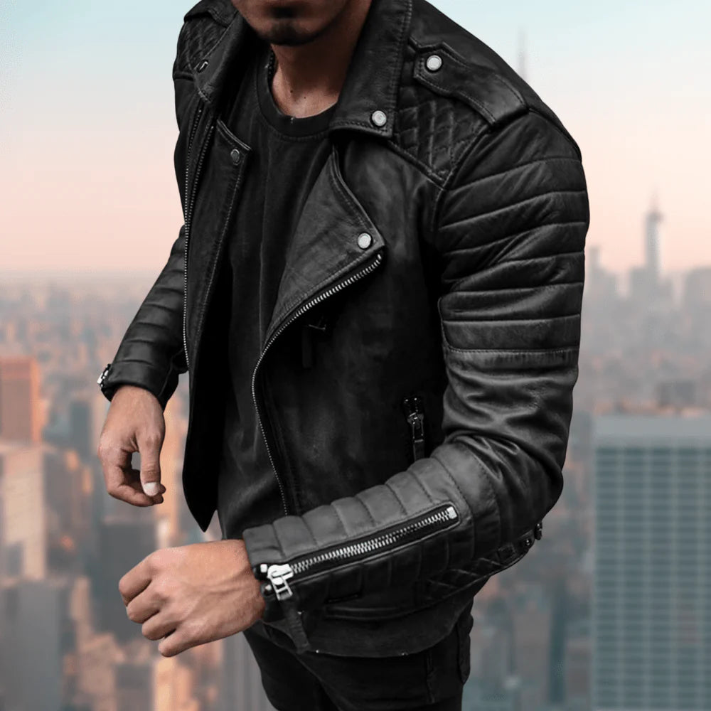 Jason | Herren-Abenteuer-Lederjacke