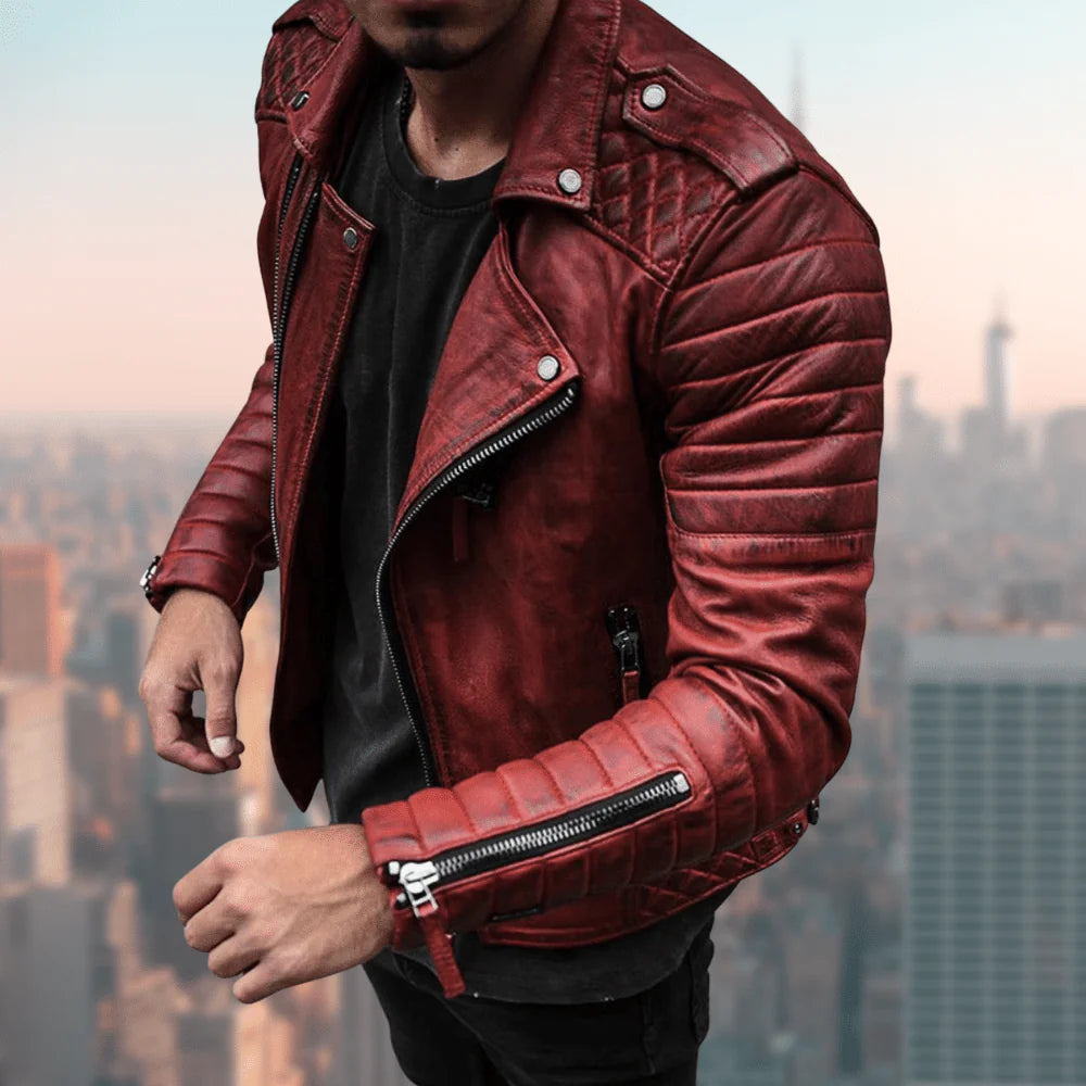 Jason | Herren-Abenteuer-Lederjacke