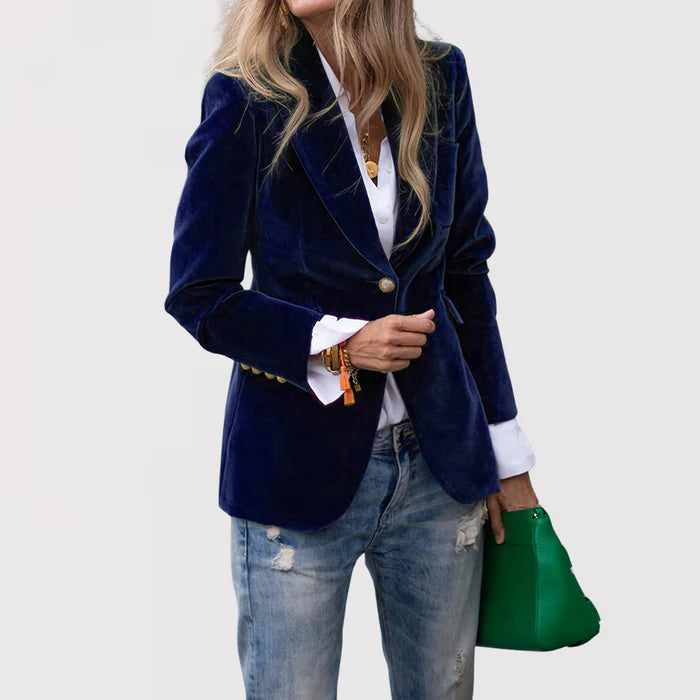 Esra | Jacke Damen Samtjacke