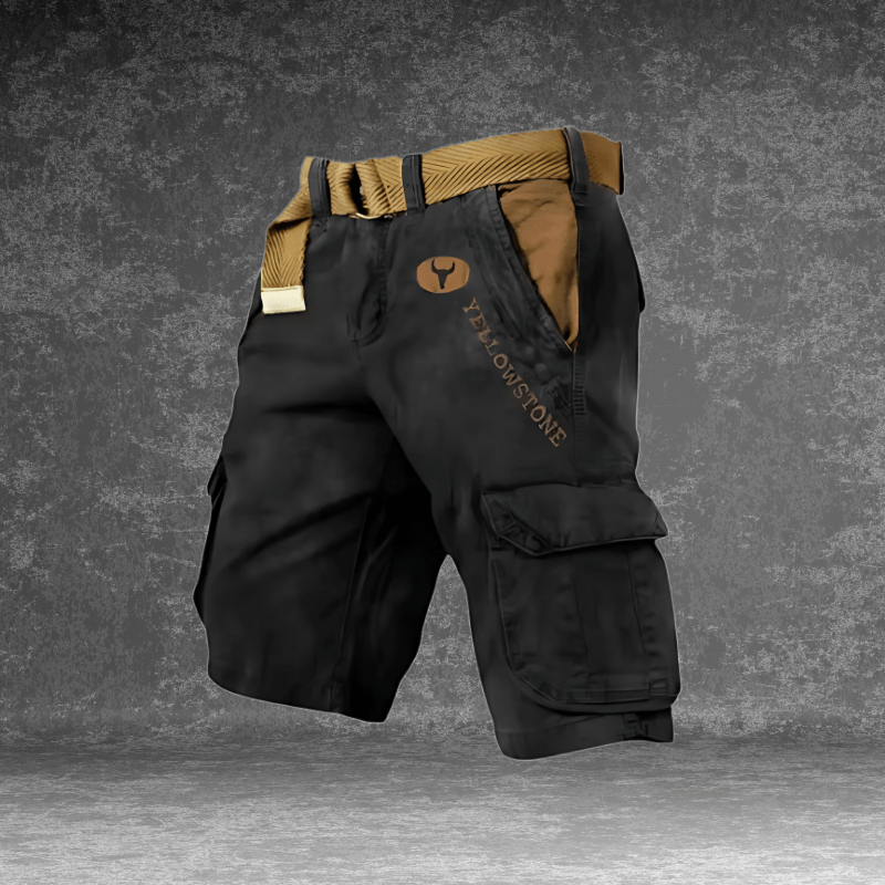 Ernst Grau Yellowstone Regular Fit Cargo Shorts für Herren | Leicht und funktional | Outdoor Sommer - S/M/L/XL/2XL/3XL/4XL/5XL