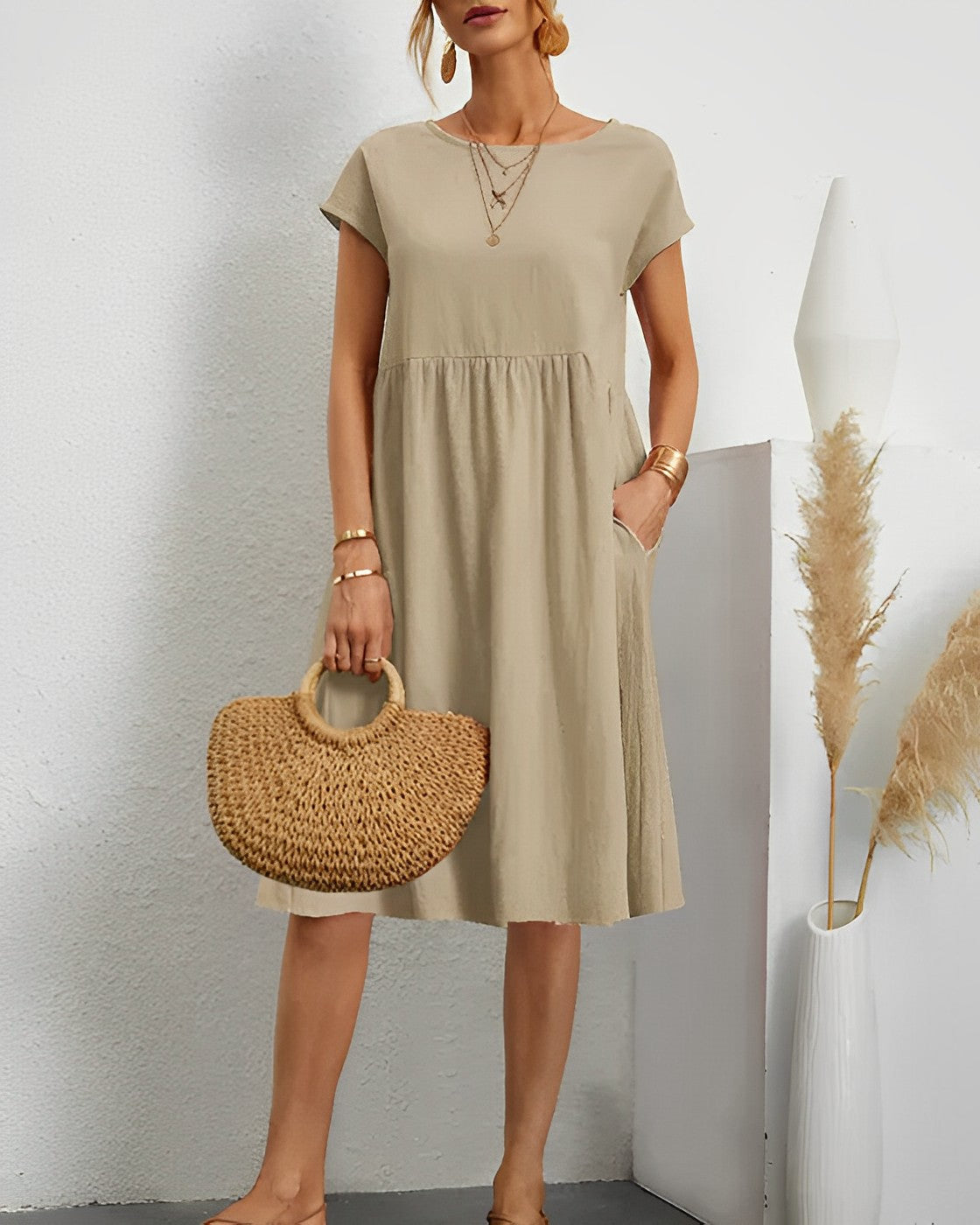 Celia Damen Kleid | Bequemer Soft-Touch-Stoff, Elegantes Design 1