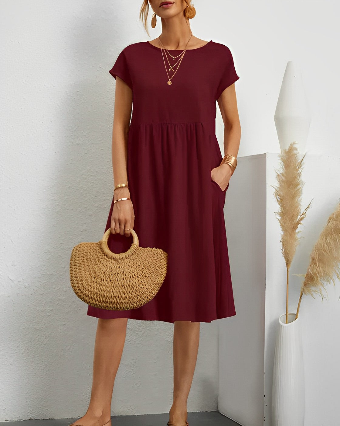 Celia Damen Kleid | Bequemer Soft-Touch-Stoff, Elegantes Design 3
