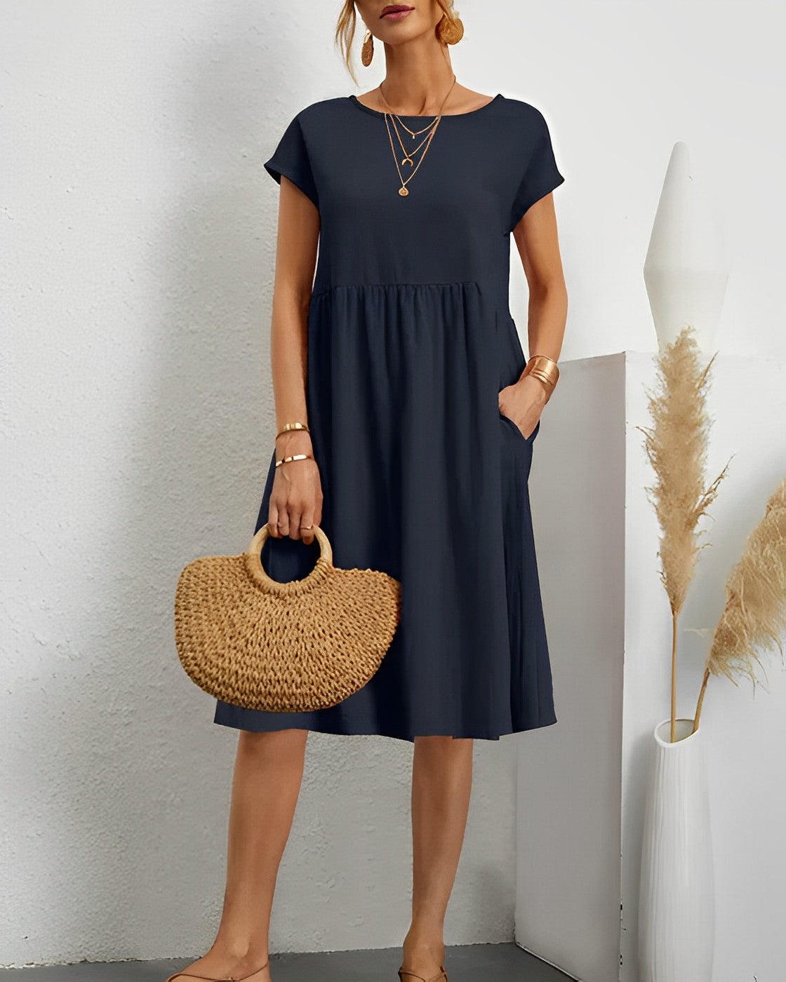 Celia Damen Kleid | Bequemer Soft-Touch-Stoff, Elegantes Design 4