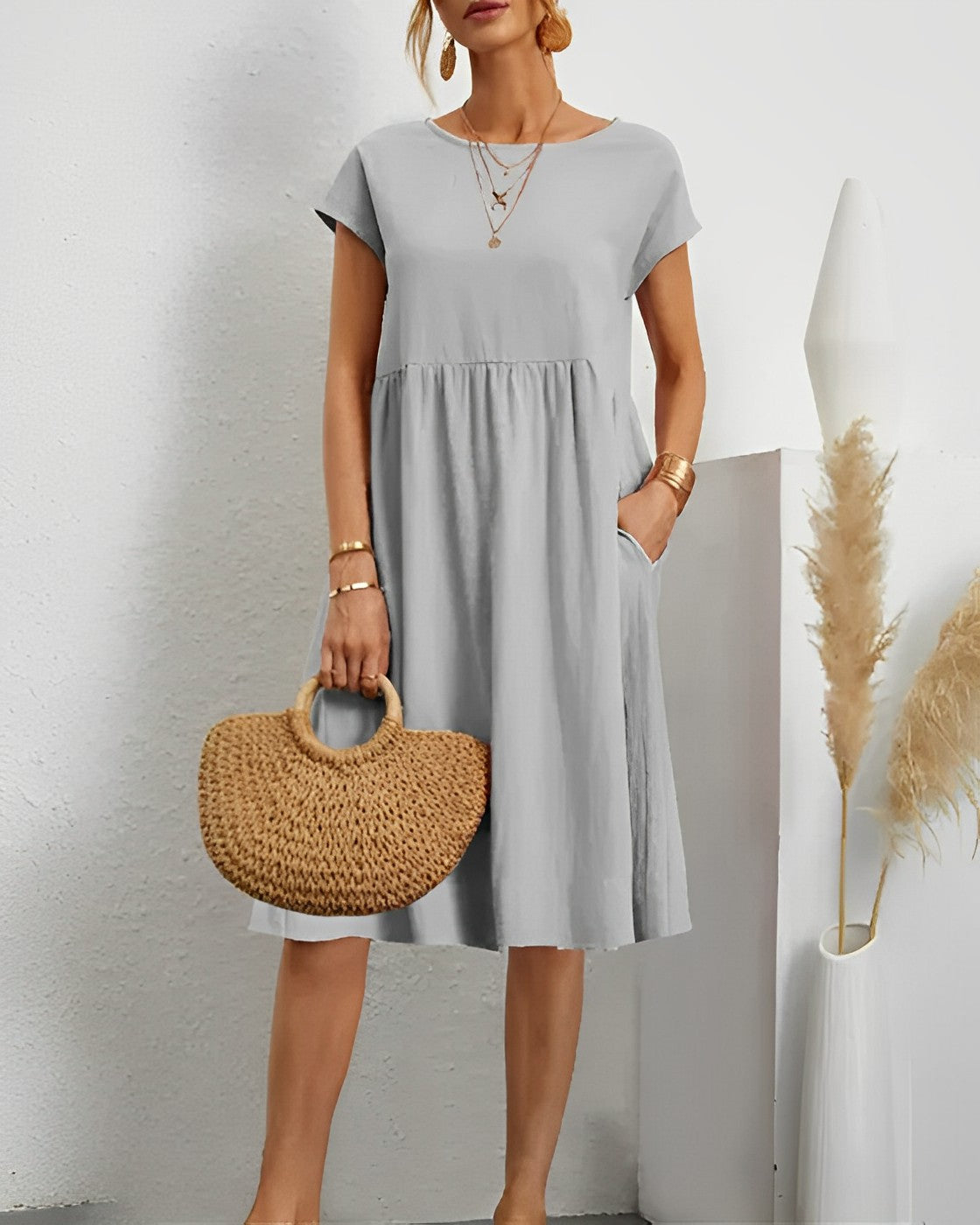 Celia Damen Kleid | Bequemer Soft-Touch-Stoff, Elegantes Design 5