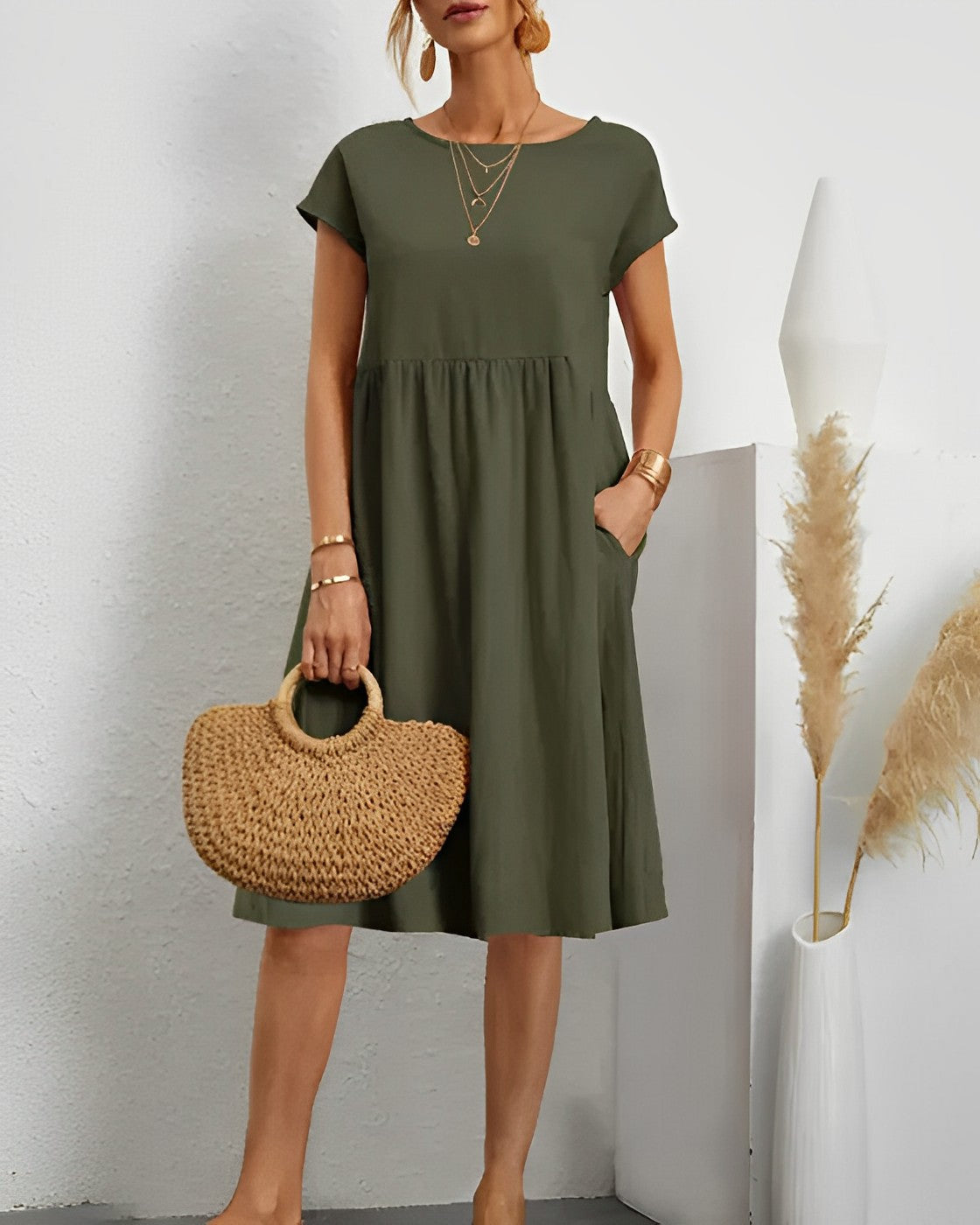Celia Damen Kleid | Bequemer Soft-Touch-Stoff, Elegantes Design 7