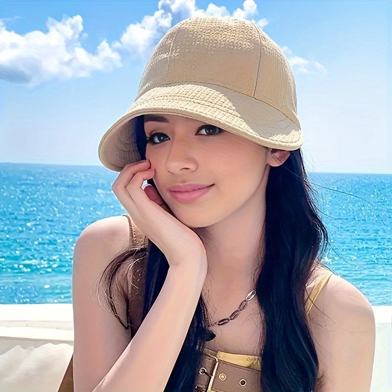 Petra Weiss UPF-Sonnenhut mit Kordelzug für Damen | Bucket Hat Sommer Sonnenschutz - Einheitsgrösse
