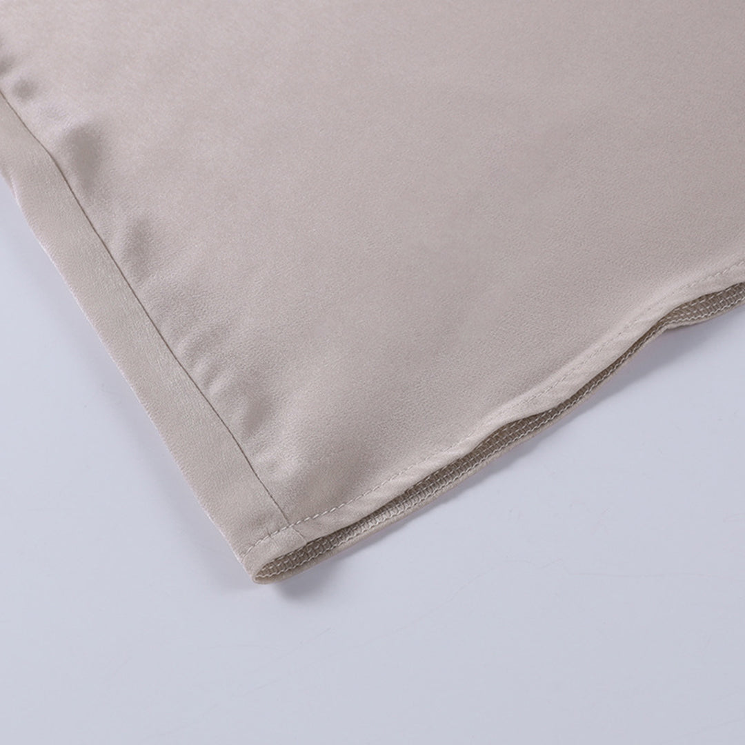 Monika Schwarz Spaghetti-Träger Cowl-Neck Maxikleid für Damen | Figurbetonend Elegant | Seitenschlitz - S-3XL