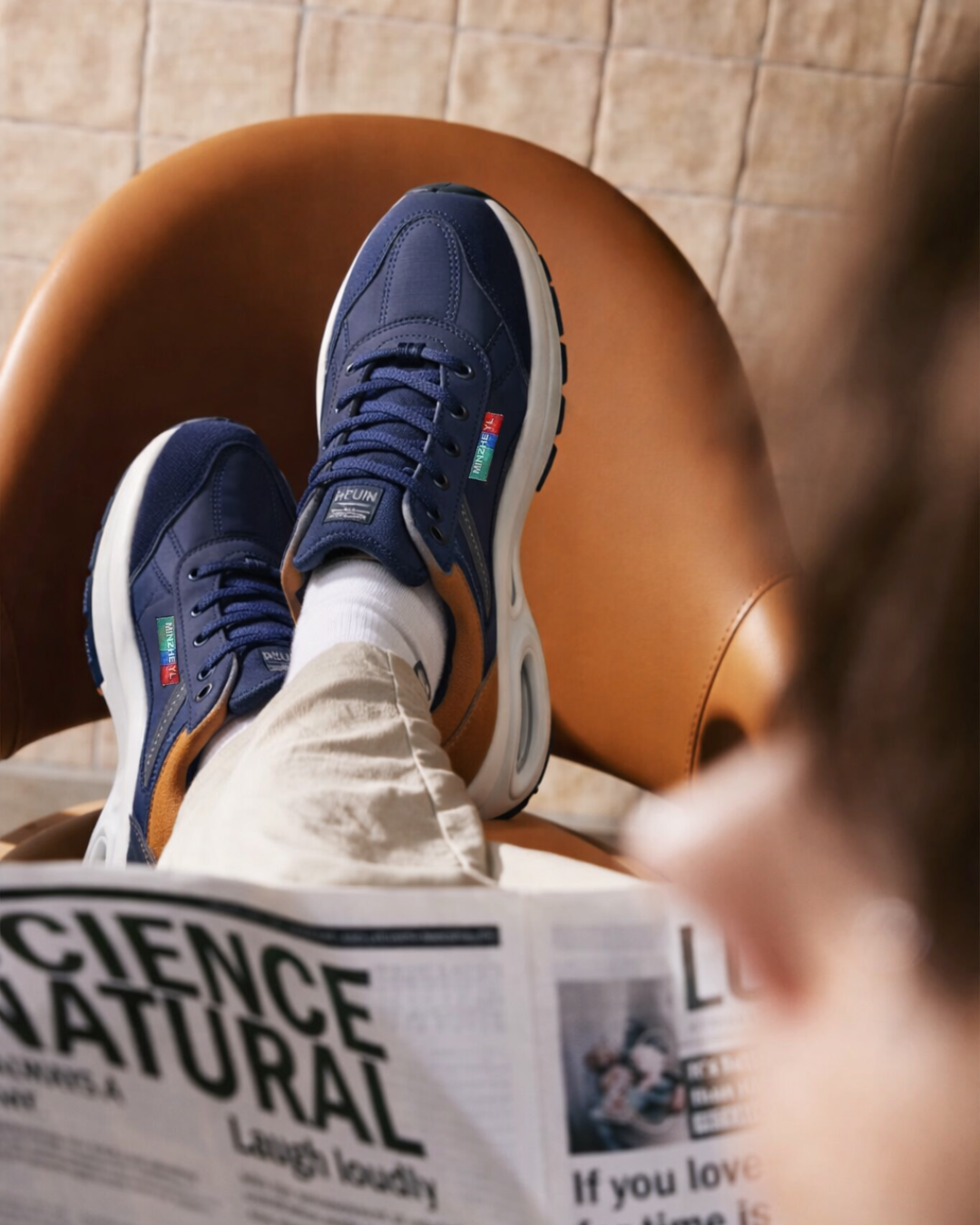 Ilse Blau Orthopädische Luftkissen-Sneaker für Damen | Ergonomisch und komfortabel - siehe Grössentabelle