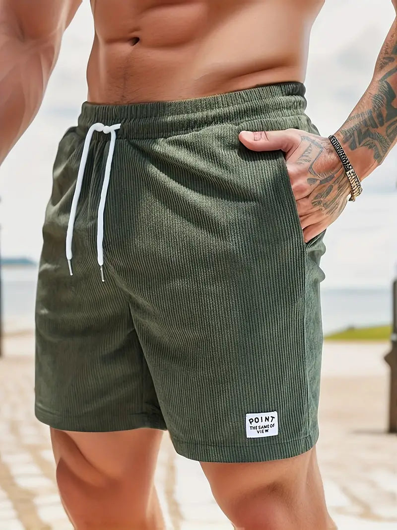 Cori Herren Shorts | Bequemer Cordstoff, Atmungsaktiv und Lässig 0
