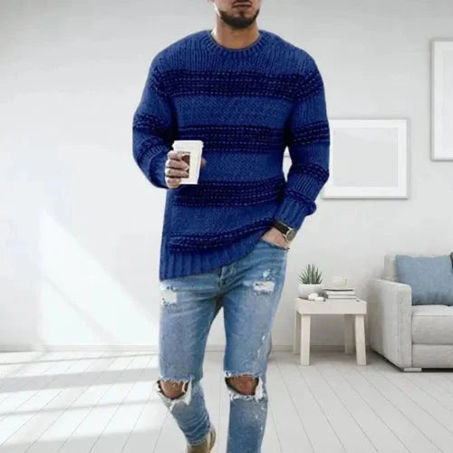 Walter | Gestreifter Strickpullover