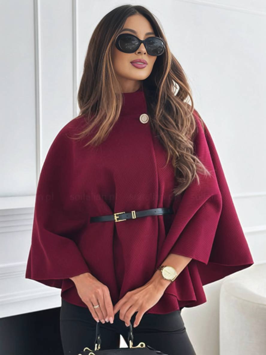 Damen Poncho mit Fledermausärmeln – Bequemer Winterponcho in Verschiedenen Farben und Größen 2