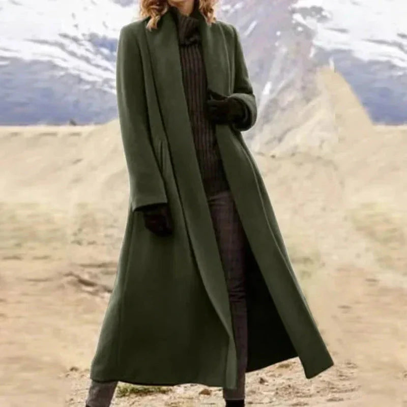 Damen Winterjacke Maxi-Länge mit Klarem Schnitt – Elegante Silhouette für Optimalen Kälteschutz 1