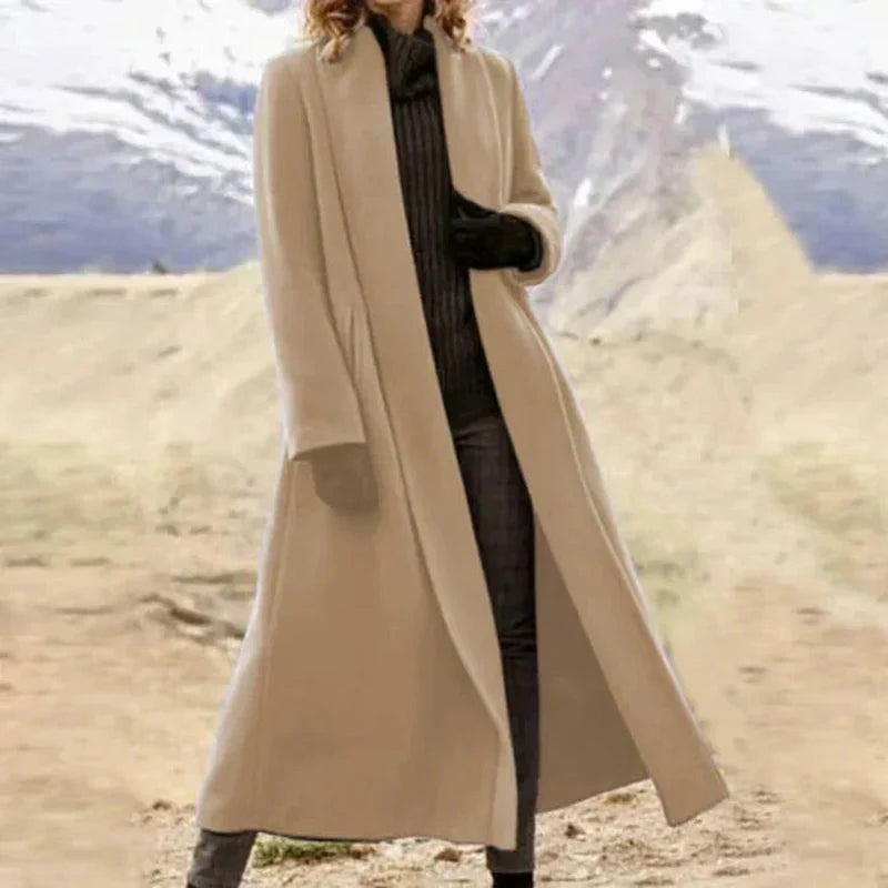 Damen Winterjacke Maxi-Länge mit Klarem Schnitt – Elegante Silhouette für Optimalen Kälteschutz 3