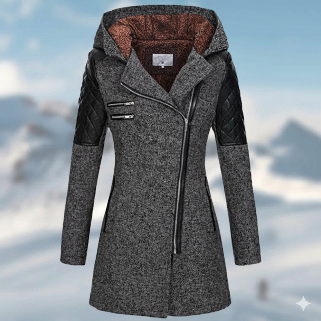 Damen Winterjacke mit Kapuze und Stepp-Design – Wärme und Schutz für kalte Tage, Größen S-XL, verschiedene Farben verfügbar 0