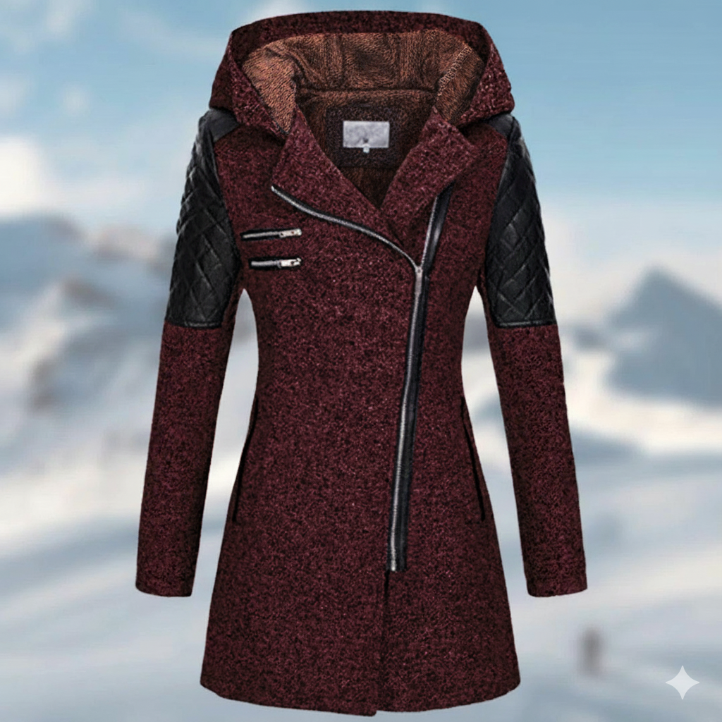 Damen Winterjacke mit Kapuze und Stepp-Design – Wärme und Schutz für kalte Tage, Größen S-XL, verschiedene Farben verfügbar 1