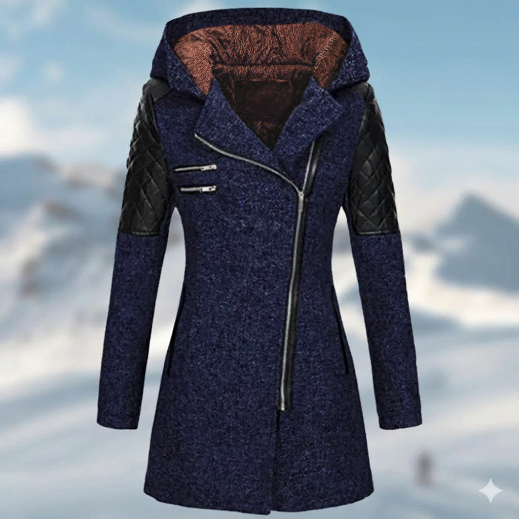 Damen Winterjacke mit Kapuze und Stepp-Design – Wärme und Schutz für kalte Tage, Größen S-XL, verschiedene Farben verfügbar 3