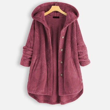 Damen Wintermantel mit Kapuze – Warm und Funktional, Praktische Taschen, Verschiedene Farben, Ideal für Kälte und Winteraktivitäten 0