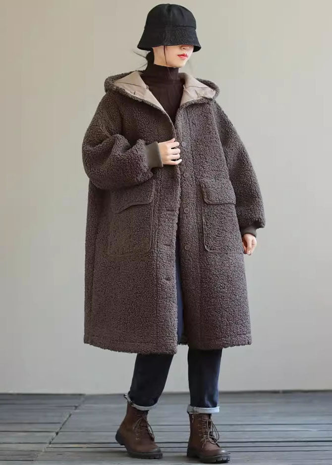 Damen Wintermantel mit Kapuze und Taschen – Lange Silhouette für Alltag und Freizeit 8