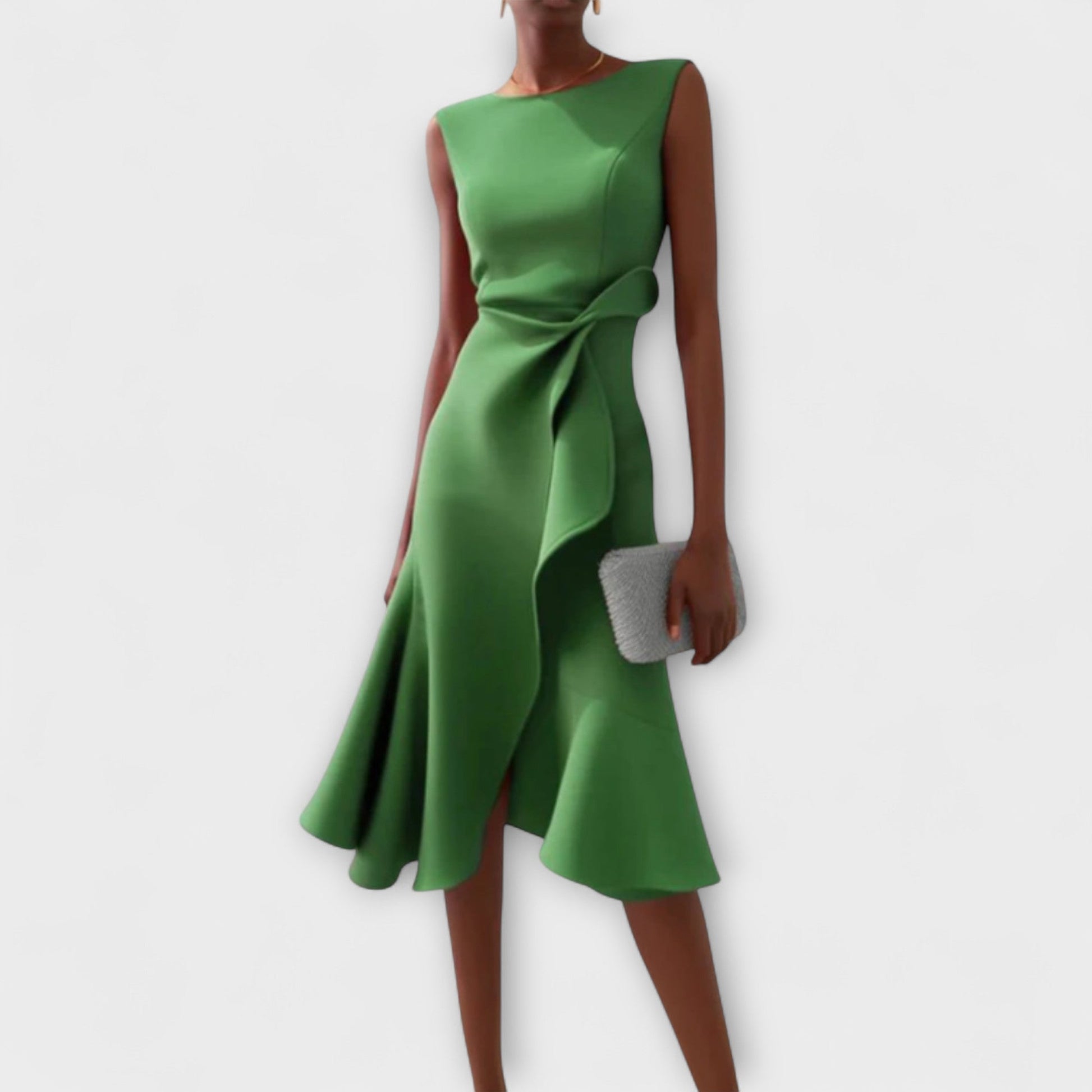 Dara Damen Midi Kleid | Drapiertes Design 5