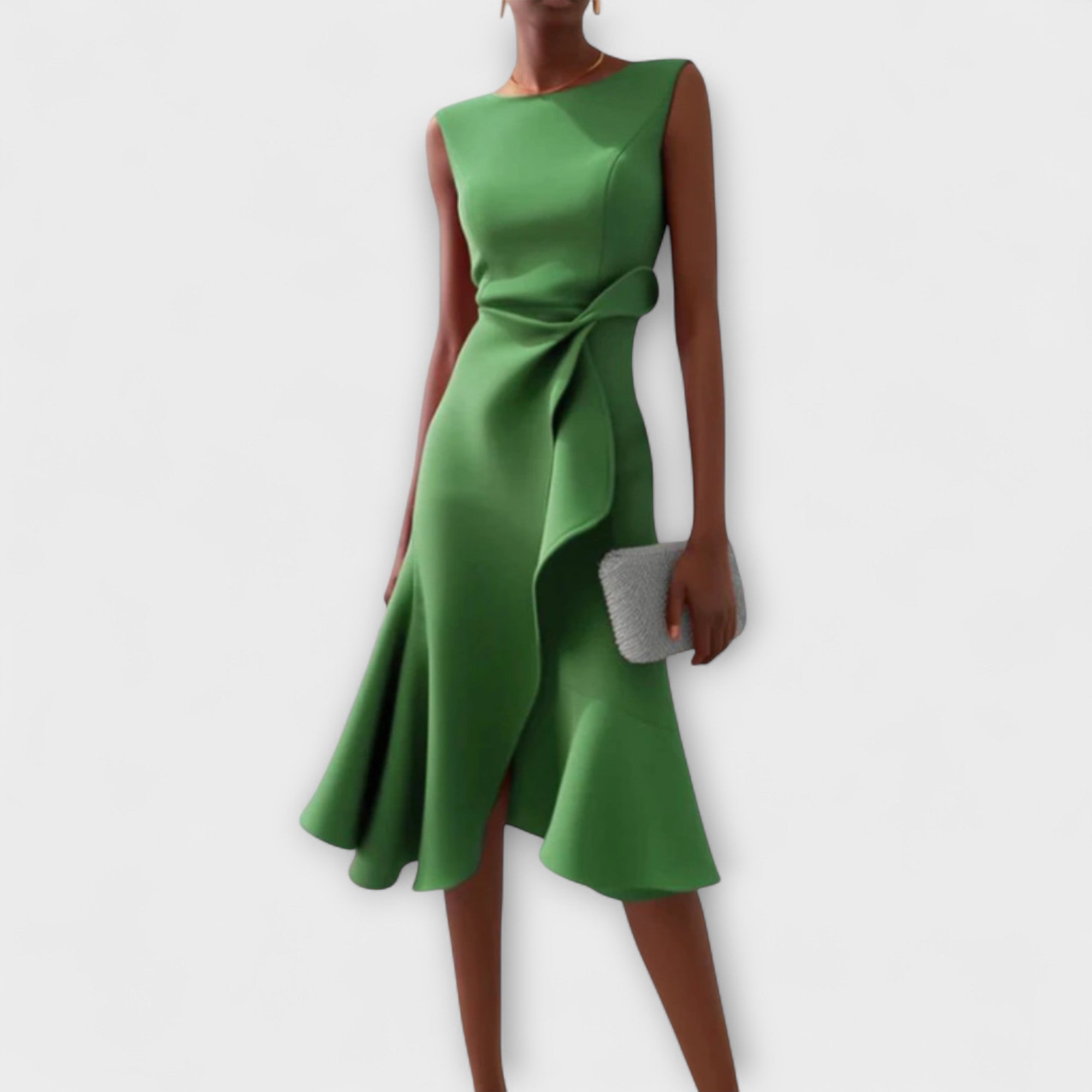 Dara Damen Midi Kleid | Drapiertes Design 5