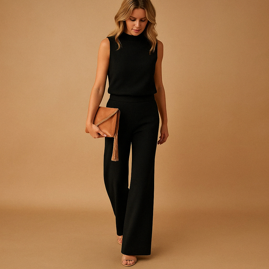 Daria Damen Jumpsuit | Ärmellos, Weite Beine, Bequemlichkeit und Stil 1