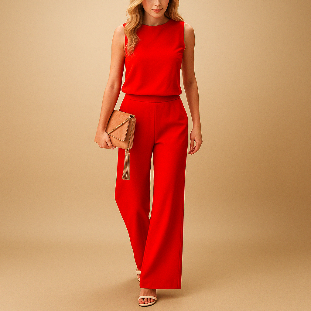 Daria Damen Jumpsuit | Ärmellos, Weite Beine, Bequemlichkeit und Stil 2