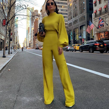Eamonas Damen Jumpsuit | Halbkragen, Elegantes Design aus Atmungsaktivem Material 0