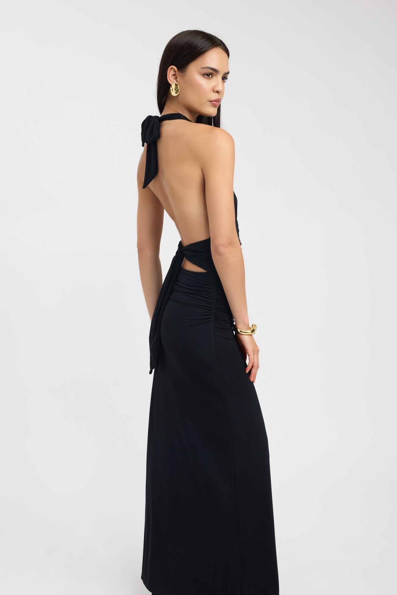 Eli Frauen Maxi Kleid | Fließender Stoff, Elegante Silhouette 4