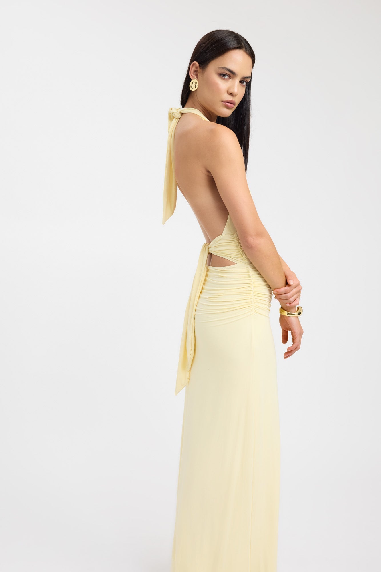 Eli Frauen Maxi Kleid | Fließender Stoff, Elegante Silhouette 7