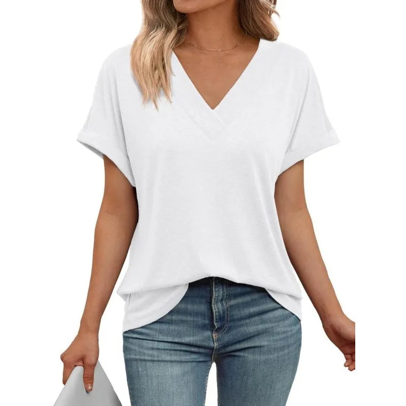 Elysia Damen Shirt Lang | V-Ausschnitt, Übergröße, 100% Baumwolle 2