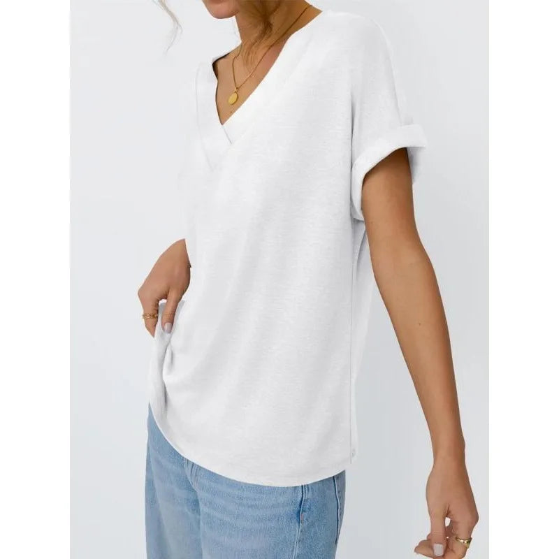 Elysia Damen Shirt Lang | V-Ausschnitt, Übergröße, 100% Baumwolle 3