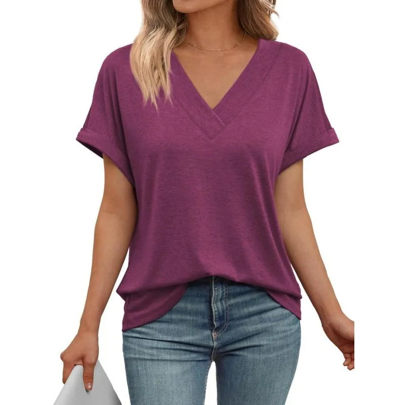 Elysia Damen Shirt Lang | V-Ausschnitt, Übergröße, 100% Baumwolle 4