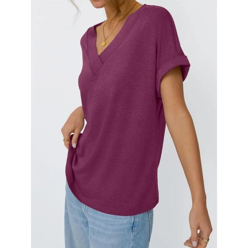 Elysia Damen Shirt Lang | V-Ausschnitt, Übergröße, 100% Baumwolle 5