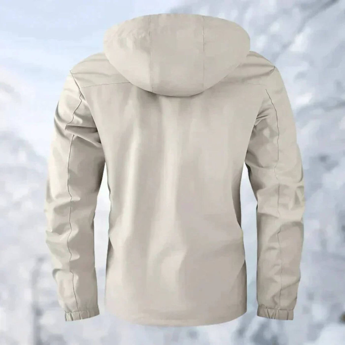 Benedikt Weiss Wasserdichte Outdoor-Jacke mit Kapuze für Herren | Winddicht Gefüttert Casual - S/M/L/XL/2XL/3XL/4XL/5XL