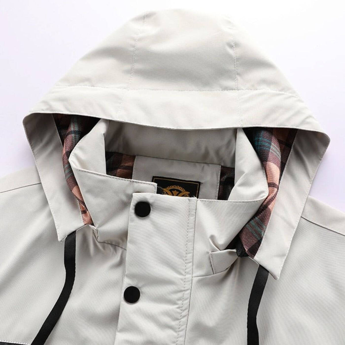 Benedikt Weiss Wasserdichte Outdoor-Jacke mit Kapuze für Herren | Winddicht Gefüttert Casual - S/M/L/XL/2XL/3XL/4XL/5XL