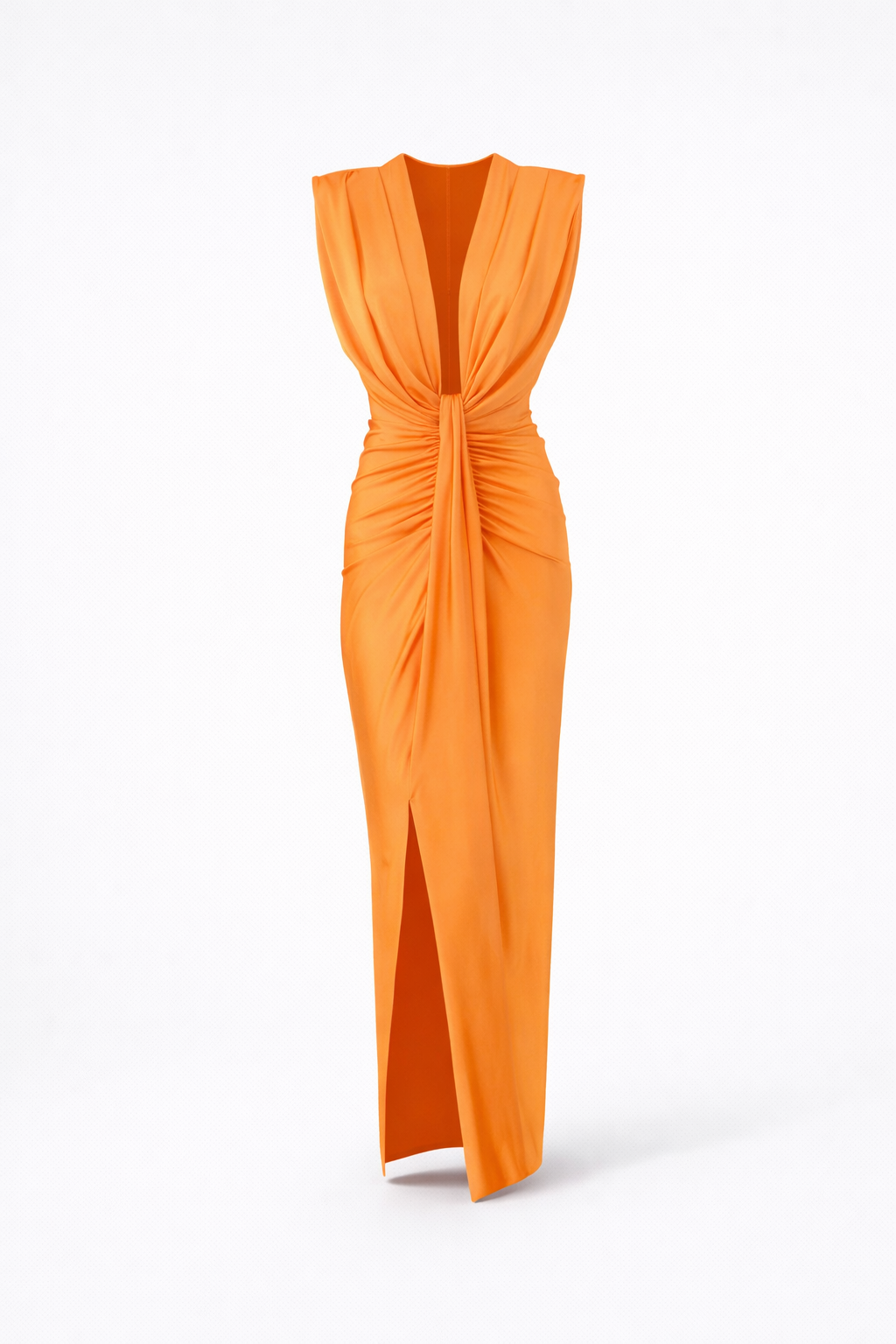 Evelyn Damen Abendkleid | Enganliegendes Design mit Tiefem V-Ausschnitt und Hohem Schlitz 0