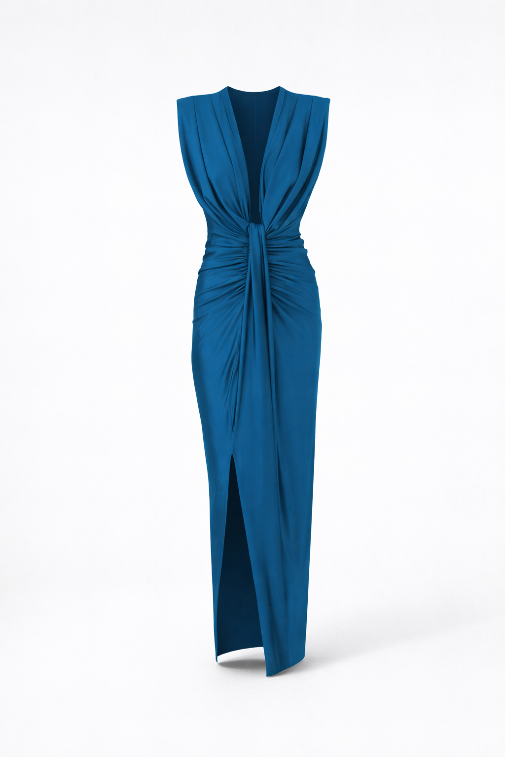 Evelyn Damen Abendkleid | Enganliegendes Design mit Tiefem V-Ausschnitt und Hohem Schlitz 2